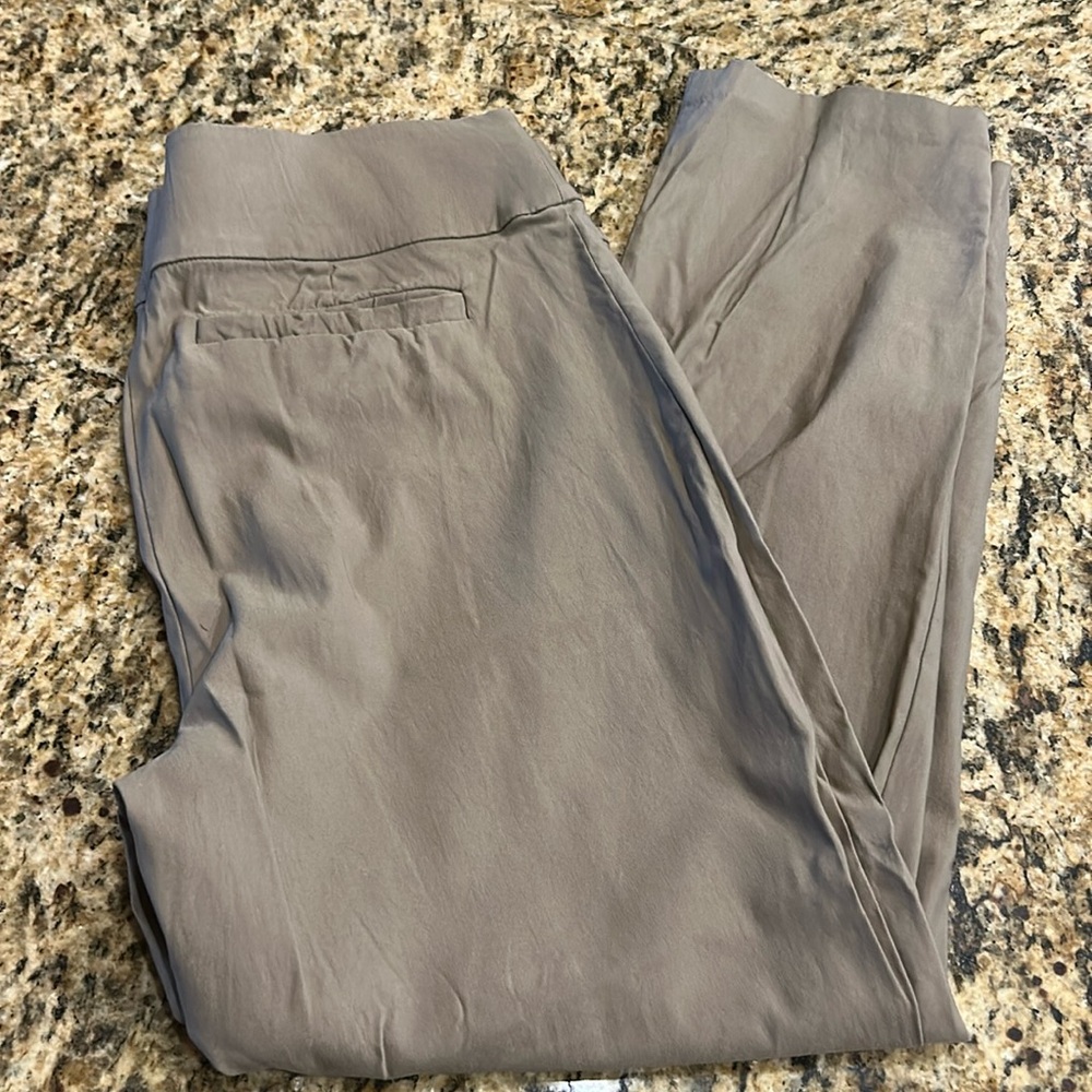 Violets & Roses tan ankle pants, size 16, like new | offer in description